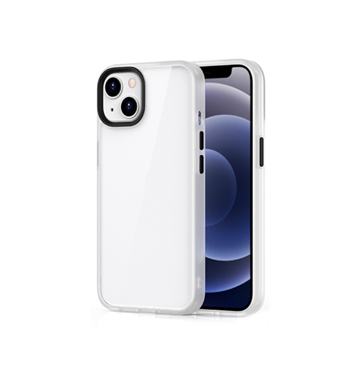 Billede af iPhone 13 Mini - DELUXE&trade; Hybrid Silikone Cover - Hvid