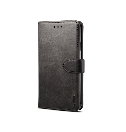 Billede af iPhone 11 Pro - GUSSIM&trade; Læder Cover / Etui M. Kortholder - Sort