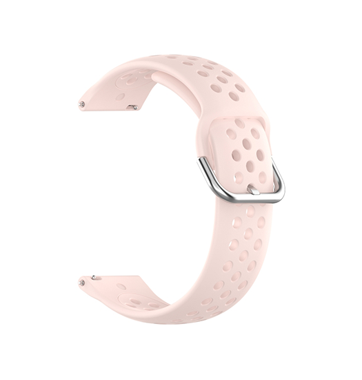 Se Samsung Galaxy Watch 4 Classic - 4Run&trade; Silikone Løbe Sportsrem - Pink hos DeluxeCovers