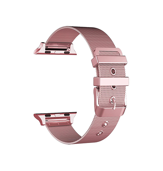 Se Apple Watch (38/40/SE/41mm) - Milanese Classic Loop / Rem - Rose hos DeluxeCovers