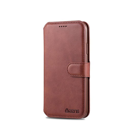 iPhone 11 - AZNS™ Diary Læder Etui / Taske M. Pung - Brun