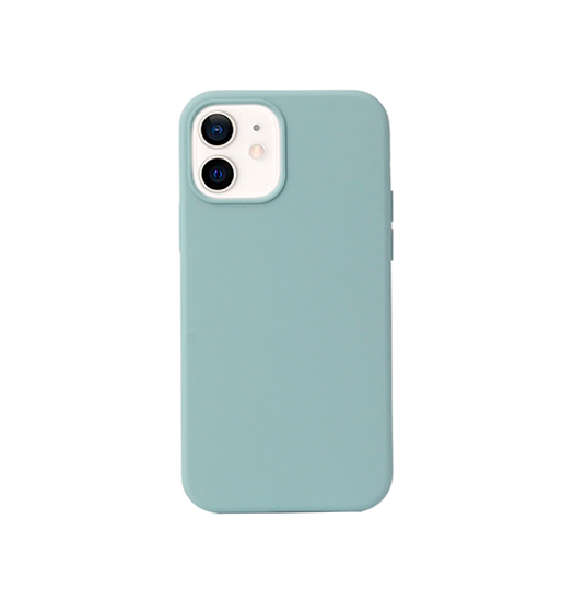 Se iPhone 12 Mini - DeLX&trade; Pastel Silikone Cover - Moss Green hos DeluxeCovers