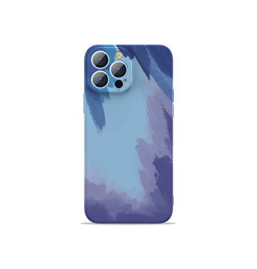 Billede af iPhone 13 Pro Max - SLUSH&trade; Silikone Cover - Blue Ocean