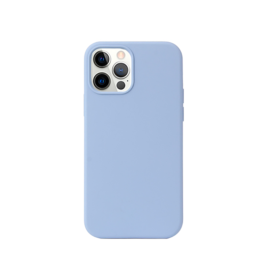 Se iPhone 12 Pro - DeLX&trade; Pastel Silikone Cover - Mineral Blue hos DeluxeCovers