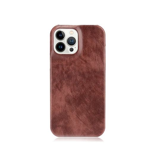 Billede af iPhone 13 Pro - LUX&trade; Læder Bagside Cover - Brun