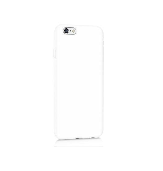 Se iPhone 6/6s - Deluxe&trade; Soft Touch Silikone Cover - Hvid/Gennemsigtig hos DeluxeCovers