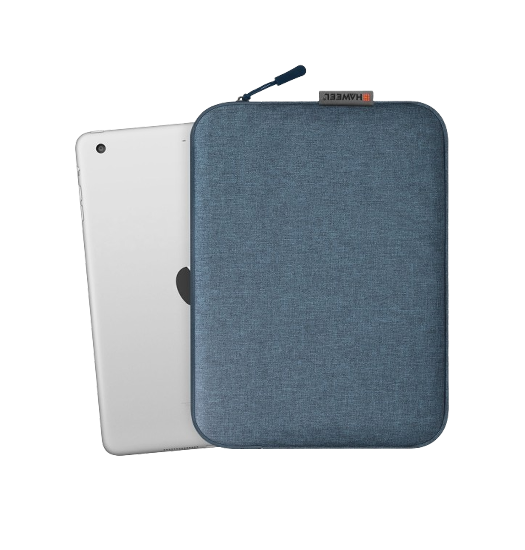 Se iPad 5 9.7" - Neopren Stødsikkert Sleeve - Blå hos DeluxeCovers