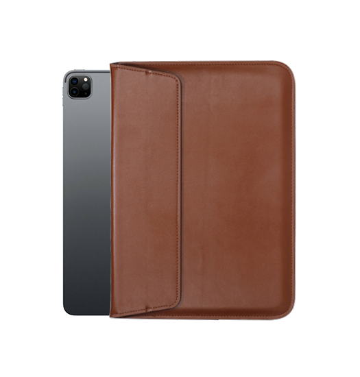 Billede af iPad Pro 11" (2022/2021) - Retro Diary Læder Sleeve - Vintage Brun