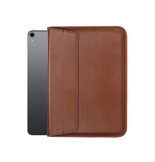 Se iPad Air 4/5 (2020/2022) - Retro Diary Læder Sleeve - Vintage Brun hos DeluxeCovers