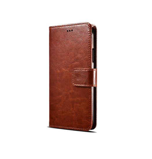 Se Samsung Galaxy Note 8 - Retro Diary Læder Cover M. Pung - Brun hos DeluxeCovers