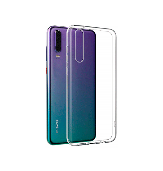 Se Huawei P30 - Ultra-Slim Silikone Cover - Gennemsigtig hos DeluxeCovers