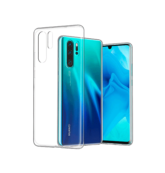 Se Huawei P30 Pro - Ultra-Slim Silikone Cover - Gennemsigtig hos DeluxeCovers