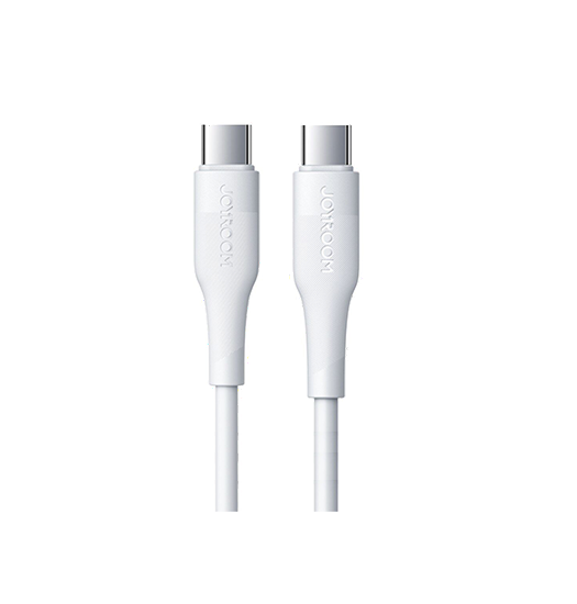 Se JOYROOM&trade; | USB-C Til USB-C - Oplade Kabel - 60W - Hvid - 1.2M hos DeluxeCovers