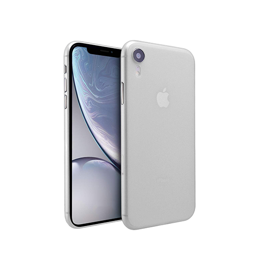 Se iPhone XR - Valkyrie Ultra-Tynd Cover - Hvid/Gennemsigtig hos DeluxeCovers