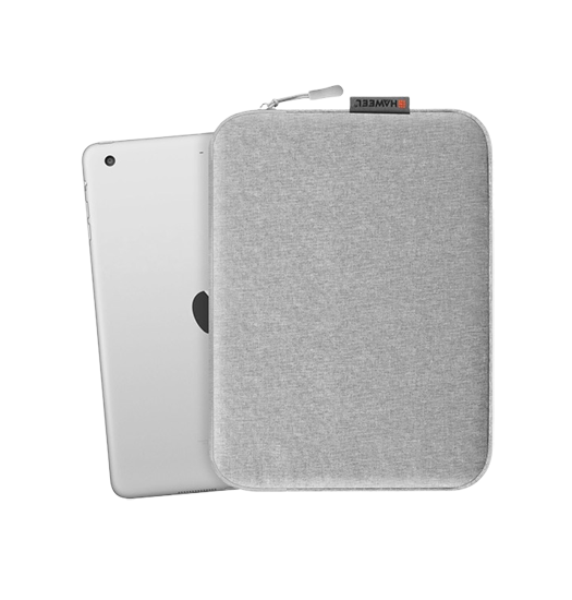 Se iPad 6 9.7" - Neopren Stødsikkert Sleeve - Grå hos DeluxeCovers