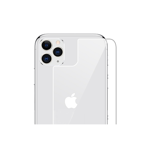 Se iPhone 11 Pro Max - PRO+ HD Hærdet Beskyttelsesglas til Bagsiden hos DeluxeCovers