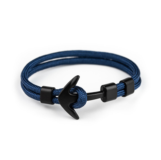 Billede af Deluxe&trade; - Nylon Anker Armbånd - Onesize - Navy