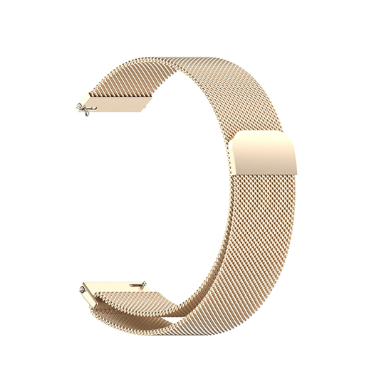 Se 22mm - L'Empiri&trade; Milanese Loop / Rem - Guld hos DeluxeCovers