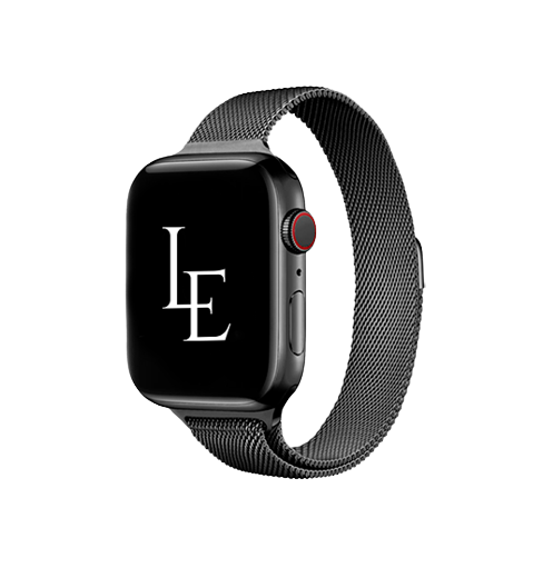 Se Apple Watch (38/40/SE/41mm) - L'Empiri&trade; Milanese Thin Loop - Sort hos DeluxeCovers
