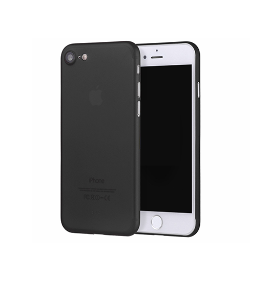 Se iPhone 7/8/SE(2020/2022) - Valkyrie Ultra-Tynd Cover - Sort/Gennemsigtig hos DeluxeCovers