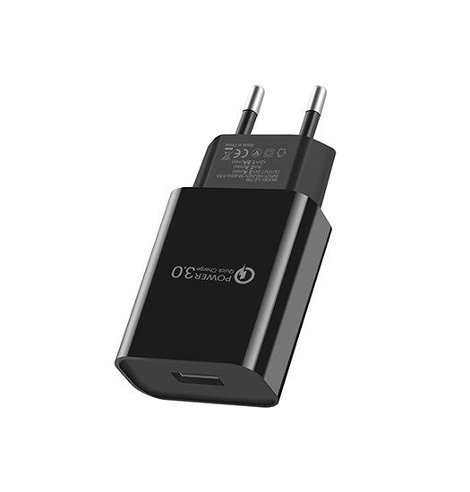 Quick Charger 3.0 | Hurtig USB Vægoplader - 15W - Sort