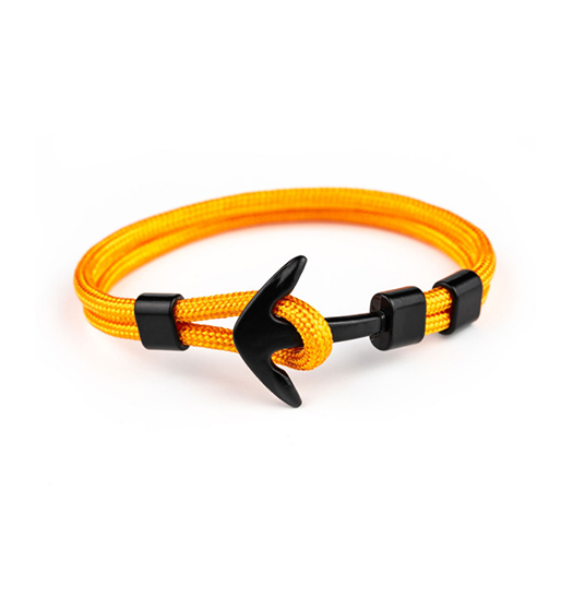 Se Deluxe&trade; - Nylon Anker Armbånd - Onesize - Orange hos DeluxeCovers