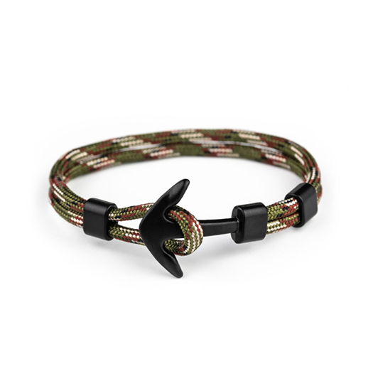 Se Deluxe&trade; - Nylon Anker Armbånd - Onesize - Camo hos DeluxeCovers