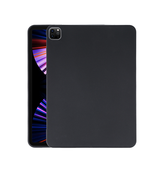 Se iPad Pro 12,9" (2022/2021) - DeLX&trade; Ultra Silikone Cover - Sort hos DeluxeCovers