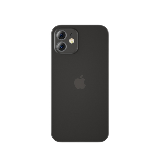 Billede af iPhone 12 - Ultratynd Matte Series Cover V.2.0 - Sort