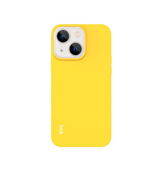 Se iPhone 13 - IMAK&trade; Delight Silikone Cover - Gul hos DeluxeCovers