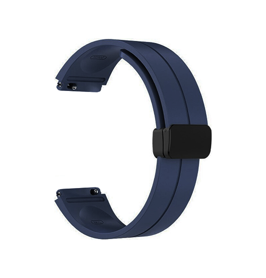 Billede af Garmin Vivoactive 4 - DeLX Straight-Line Silikone Rem - Navy