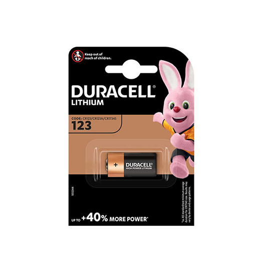 Duracell® Lithium - CR123/CR123A 3V Litium Batteri-  - 1.stk