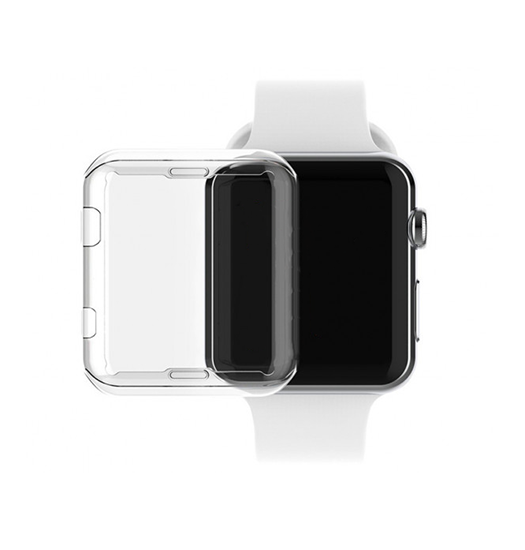 Billede af Apple Watch (38MM) - Full 360° Silikone Cover - Klar