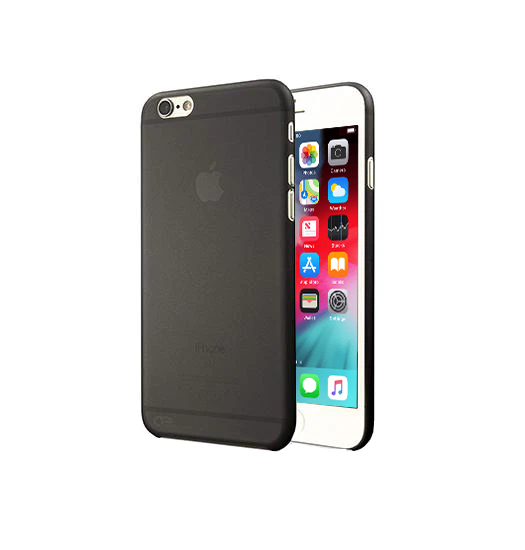 Se iPhone 6/6s Plus - Valkyrie Ultra-Tynd Cover - Sort/Gennemsigtig hos DeluxeCovers
