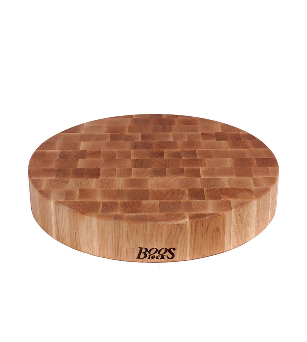 John Boos 18 Round Walnut Chopping Block