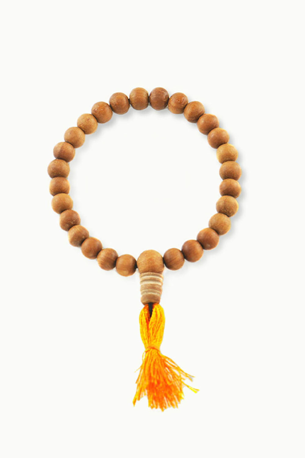 Sandalwood Beads Mens Buddhist Meditation Wrist Mala Sivalya Yoga Life
