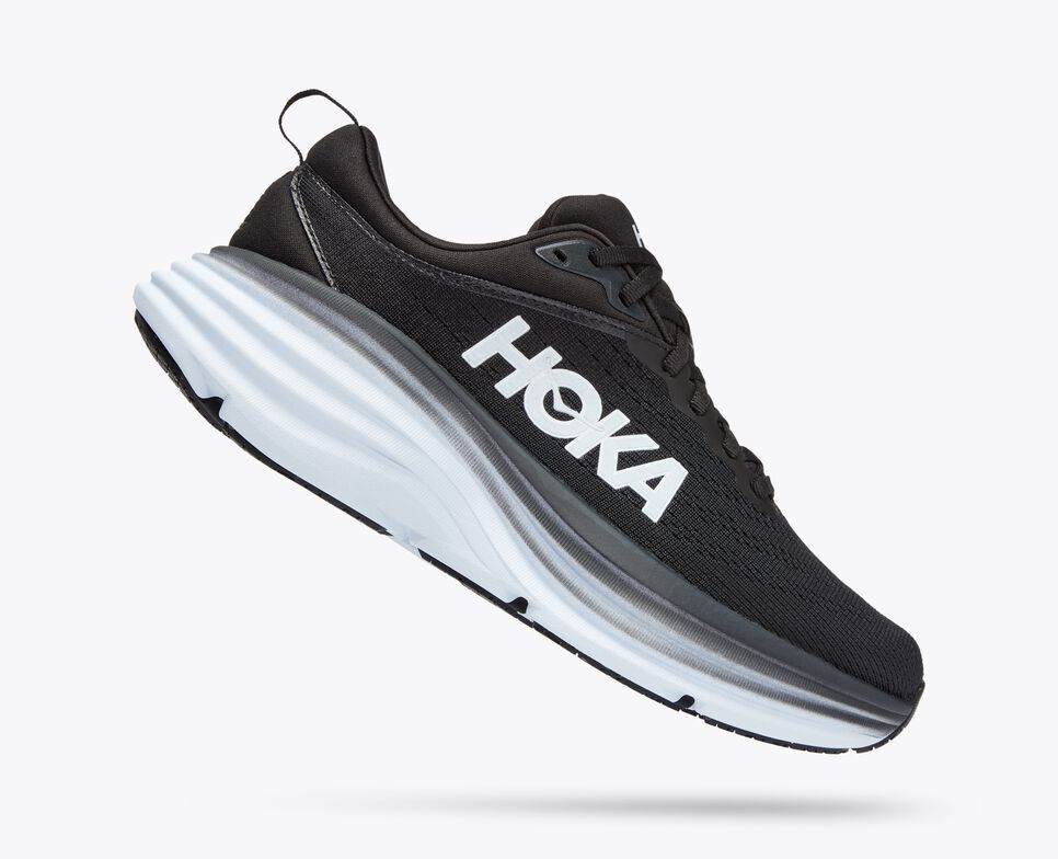 Hoka Women's Bondi 8 Black White