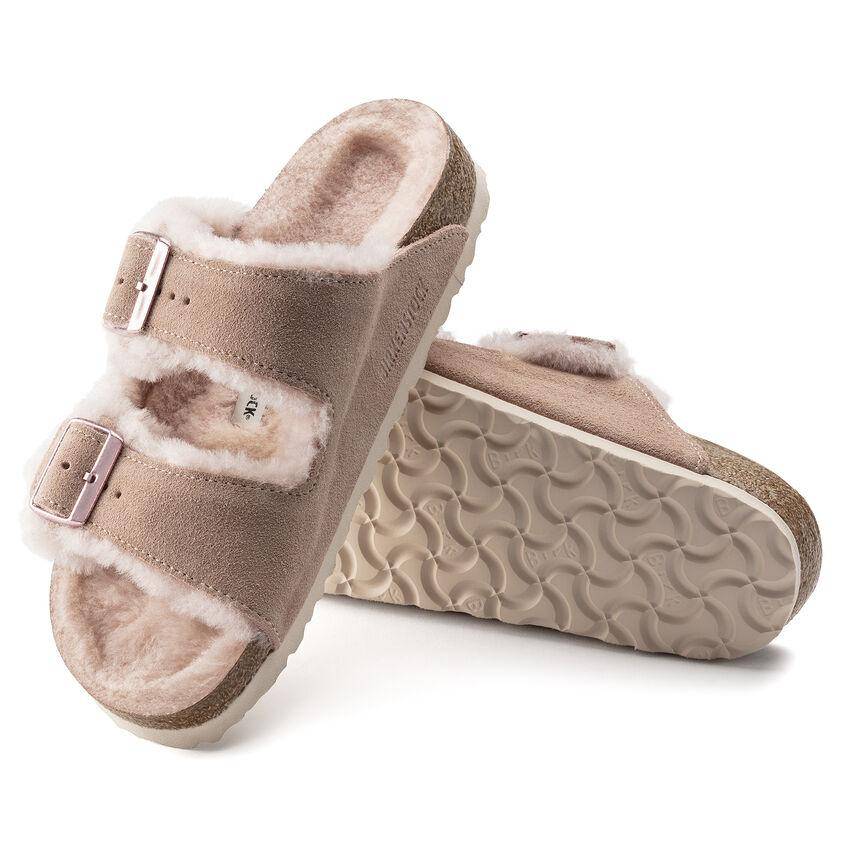 Birkenstock Platform Arizona Big Buckle Shearling - Teddy Crystal Rose –  Shop Southern Roots TX