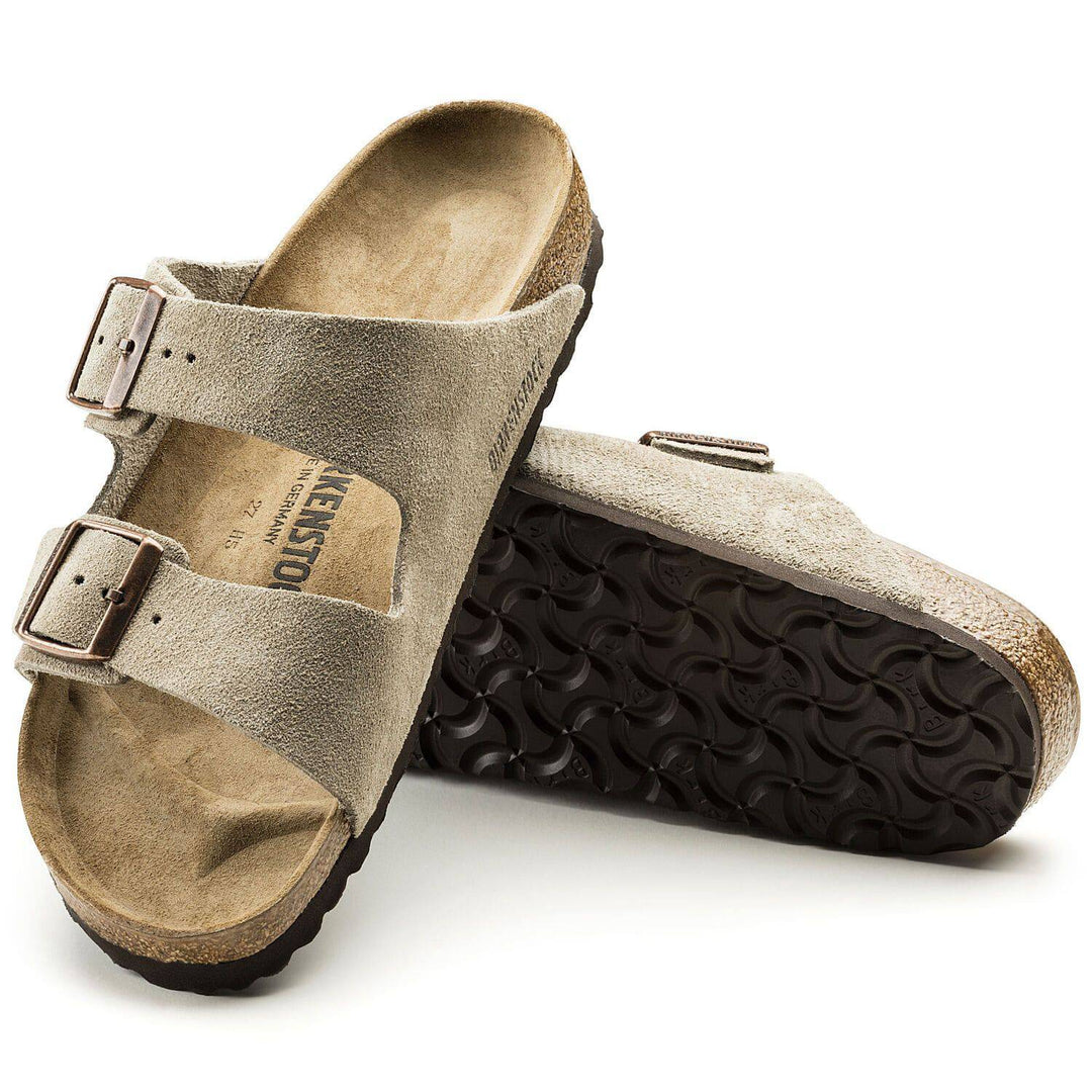 Boston Birkenstock Taupe Suede Clogs 560771/560773