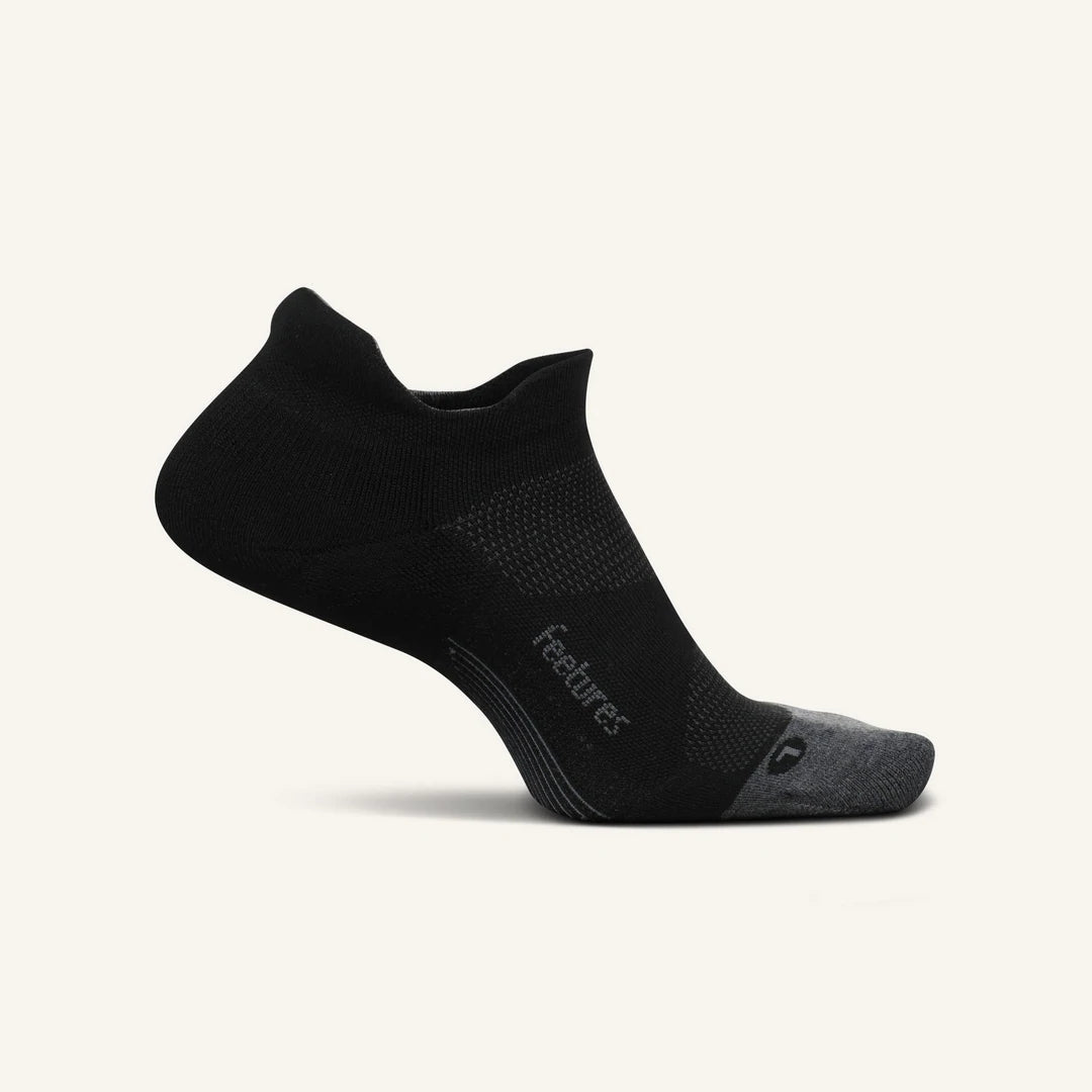 Feetures Elite Max Cushion No Show Tab Black