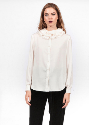 New Standard Blouse - Cream – Reina Valentina