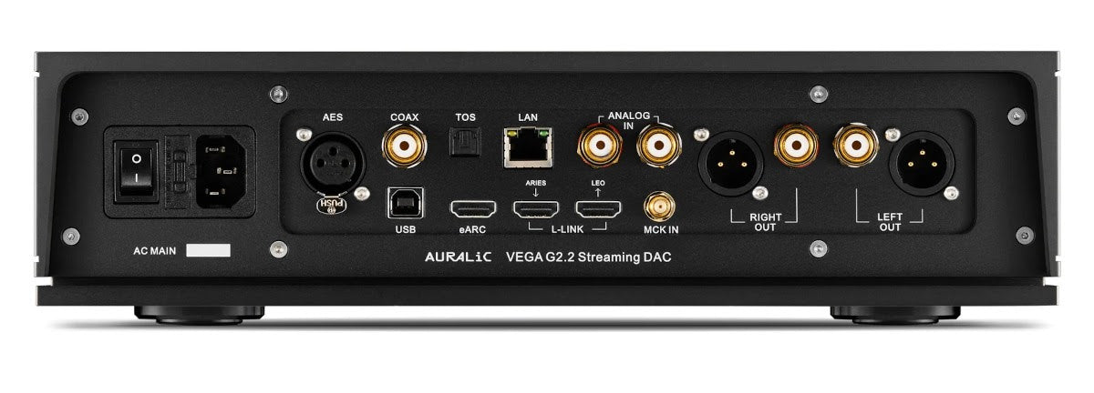 AURALiC VEGA G2.2 Streaming DAC - Back/Ports