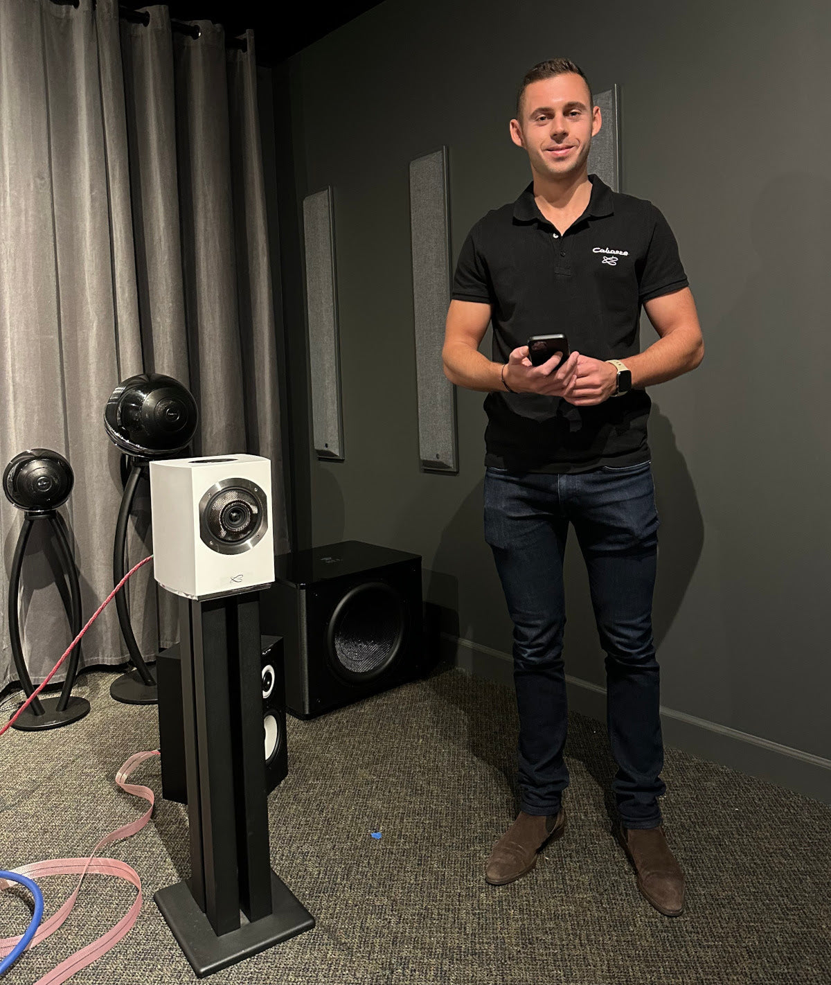 Cabasse Speaker Live Demo