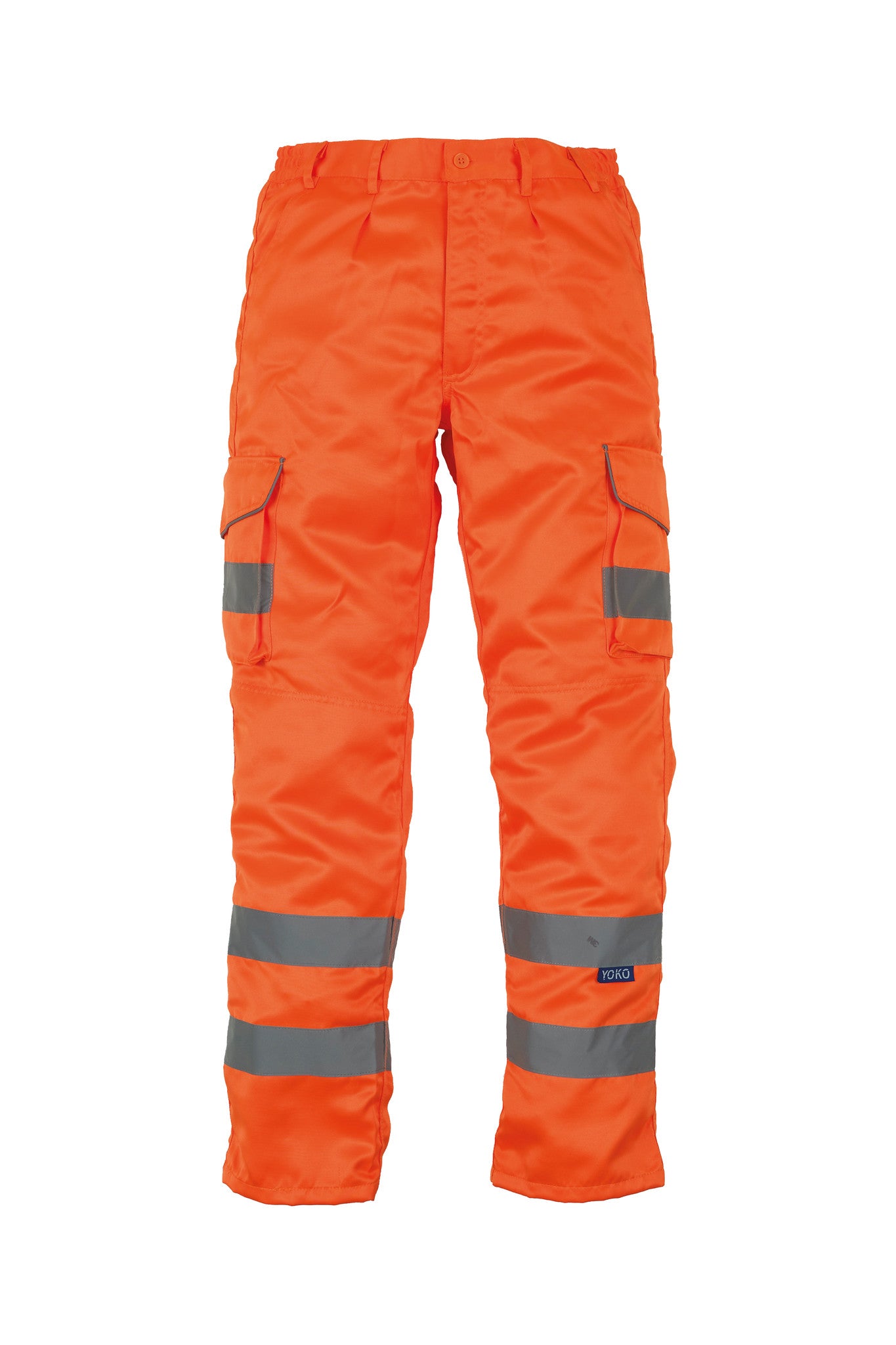 Yoko Hi vis polycotton cargo trousers with knee pad pockets – YOUR ...