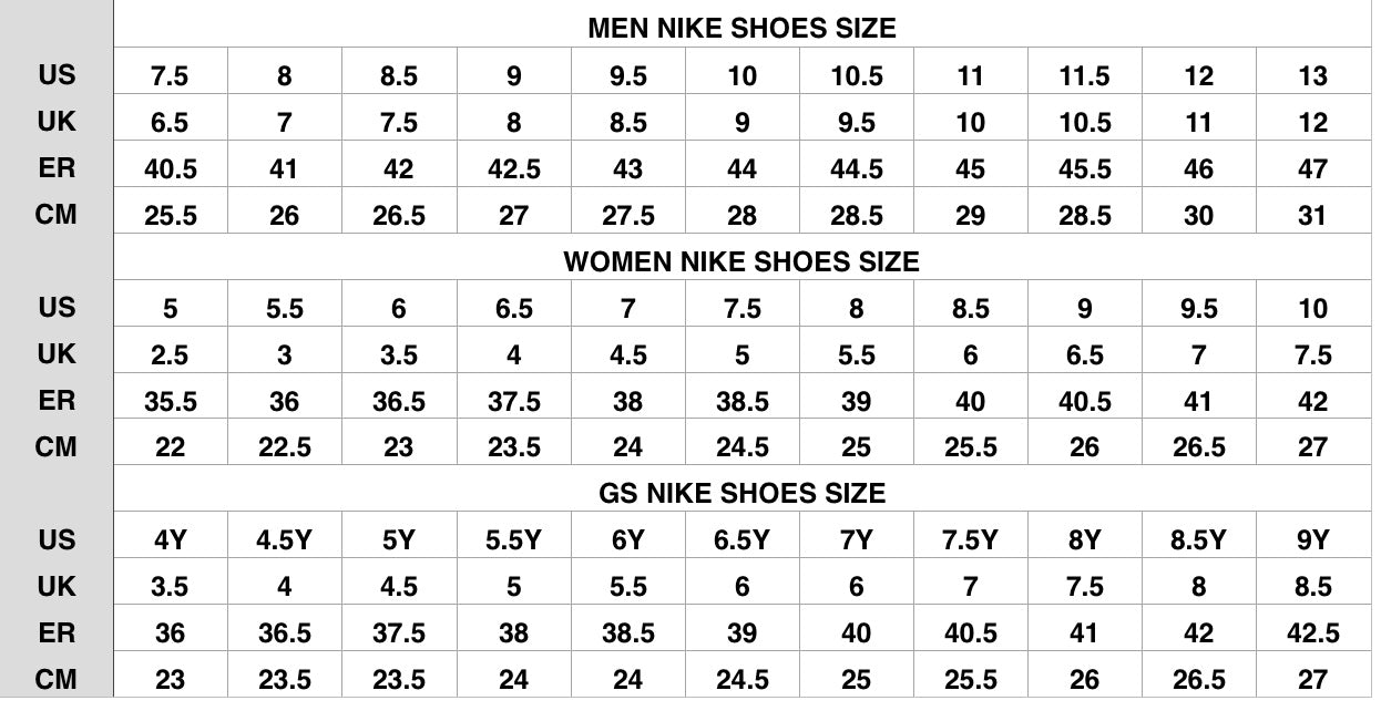 yeezy boost size guide