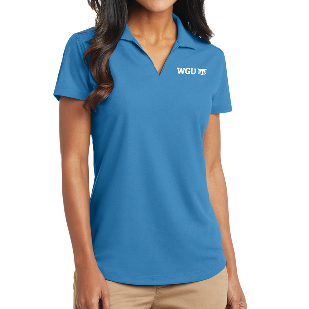 port authority ladies dry zone grid polo