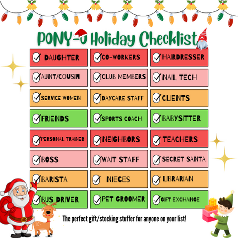 Pony-O Holiday Checklist 2023