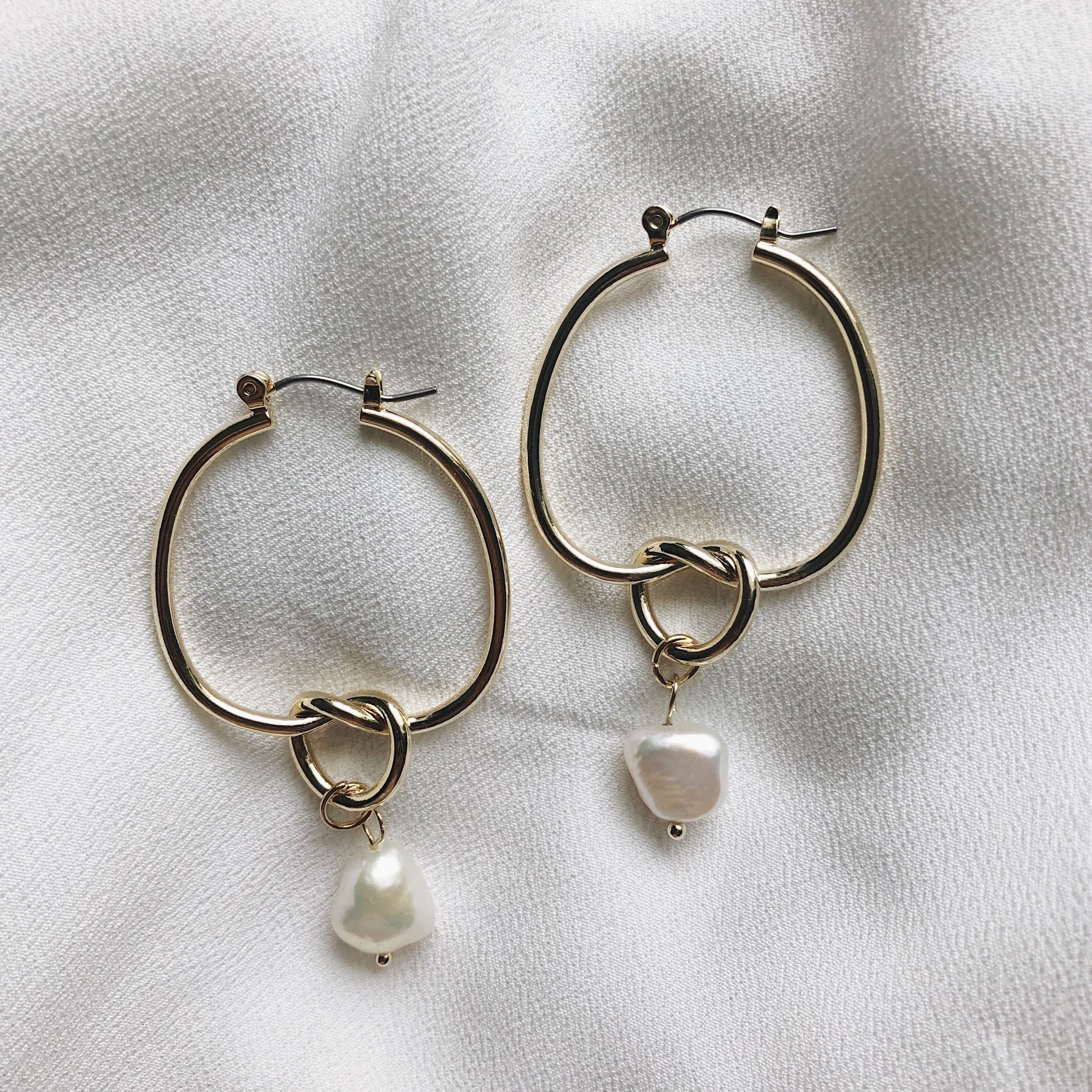 elise hoop earrings