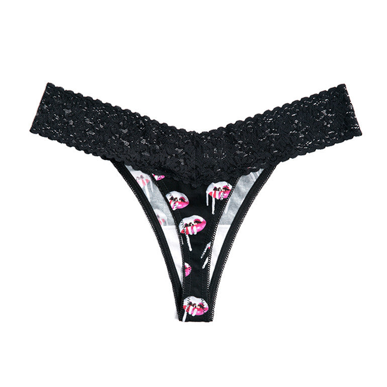 Pink Lips Thong Panties – Kylie Jenner Shop