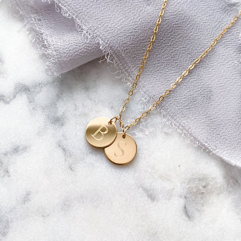 Moving-Mountains-small-gold-filled-coin-necklace-engraved